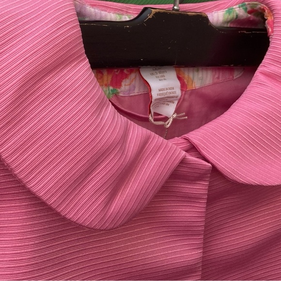 Tommy Bahama Girl’s Pink Dress Jacket Bow Accents One Button Closure NEW - Picture 3 of 9
